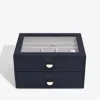 Stackers Women's Blue  Classic Navy Pebble Set Of Two Drawers