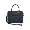 Stackers Women's Blue  Laptop Bag - Pebble Navy In Blue