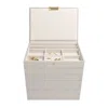 Stackers Women's Green  Putty Croc Classic Jewelry Box Set Of Five In Green
