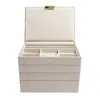 Stackers Women's Neutrals  Taupe Classic Jewelry Box Set Of Four In Nude