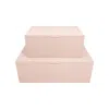 Stackers Women's Pink / Purple  Blush Pink Storage Box Set