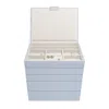 Stackers Women's Purple  Lavender Jewelry Box Classic Set Of Five In Blue