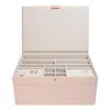 Stackers Women's  Blush Pink Supersize Jewelry Box In Burgundy