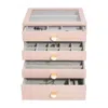 Stackers Women's  Classic Blush Pink Set Of Four Drawers In Pink