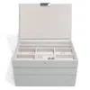 Stackers Women's  Classic Pebble Grey Jewellery Box Set Of Three In Gray