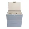 Stackers Women's  Dusky Blue Classic Jewelry Box Set Of Five In Blue