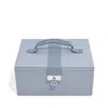 Stackers Women's  Dusky Blue Luxury Jewellery Box In Blue