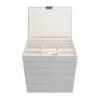Stackers Women's  Pebble Grey Classic Jewelry Box Set Of Five In Gray
