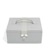 Stackers Women's  Pebble Grey Luxury Jewellery Box In Gray