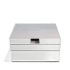 Stackers Women's  Pink Mirror Jewellery Box Set Of Three In Pink