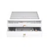 Stackers Women's  Supersize White Pebble Set Of Two Drawers In White