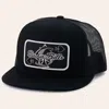 Stackin Bills Black & Spades Logo Patch Cap In Black