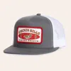 Stackin Bills Charcoal & White Custom Logo Patch Cap In Gray