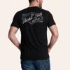 Stackin Bills Men's Black Label Logo Graphic T-shirt In Black