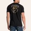 Stackin Bills Men's Black Spur Graphic T-shirt In Black