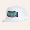 Stackin Bills White 7 Days A Week Flat Bill Trucker Cap In White