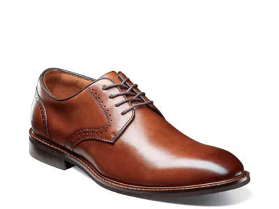 Stacy Adams Benson Plain Toe Oxford In Brown