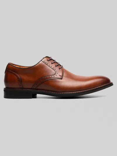 Stacy Adams Benson Plain Toe Oxfords In Brown