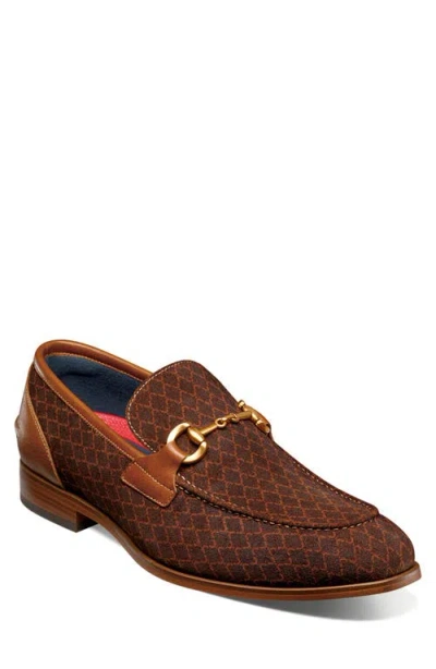 Stacy Adams Brinkley Moc Toe Loafer In Tan