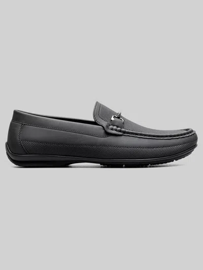 Stacy Adams Colton Moc Toe Bit Loafers In Black