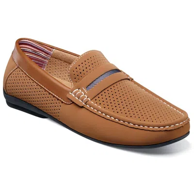 Stacy Adams Corby Mens Leather Loafers Moccasins In Multi