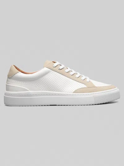 Stacy Adams Dorian Lace-to-toe Sneakers In White