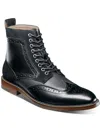STACY ADAMS FINNEGAN MENS ANKLE LACE-UP ANKLE BOOTS