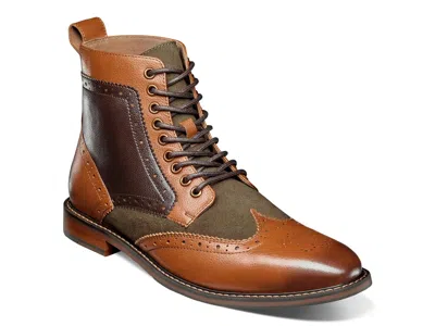 Stacy Adams Finnegan Wingtip Boot In Brown
