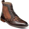 Stacy Adams Finnegan Wingtip Lace-up Boot In Multi