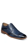 Stacy Adams Gennaro Wingtip Derby In Blue