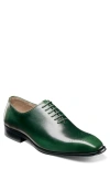 Stacy Adams Hallquist Embellished Toe Wholecut Shoe In Green