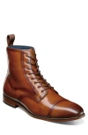 Stacy Adams Henry Cap Toe Boot In Tan