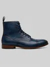 Stacy Adams Henry Cap Toe Boots In Blue