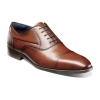 Stacy Adams Kallum Cap Toe Lace Mens Cap Closed Toe Oxford Shoes In Brown