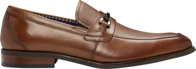 Stacy Adams Kaylor Leather Moc Toe Loafers Cognac - Size: 14 D-width In Brown