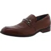 Stacy Adams Kaylor Mens Leather Textured Loafers In Green