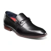 Stacy Adams Kaylor Mens Leather Textured Loafers In Black