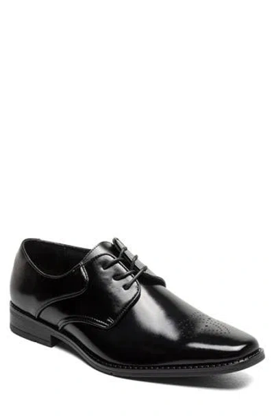 Stacy Adams Kendall Brogue Plain Toe Derby In Black
