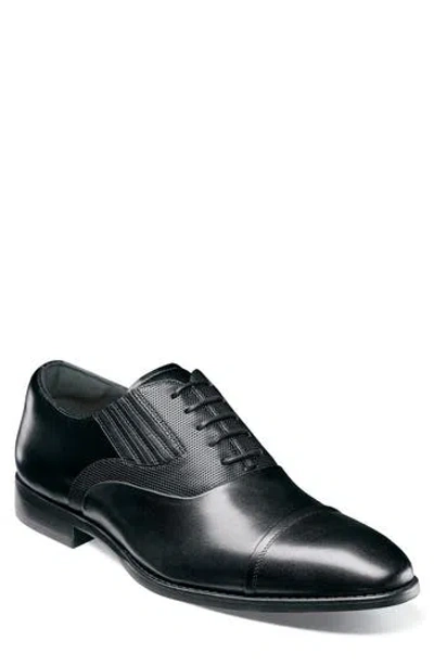 Stacy Adams Lucas Cap Toe Oxford In Black