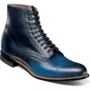Stacy Adams Madison Cap Toe Lace Up Boot In Blue