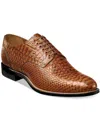 Stacy Adams Madison Mens Snake Embossed Leather Oxfords In Multi