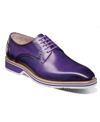 Stacy Adams Men's Barringer Plain Toe Oxford In Purple
