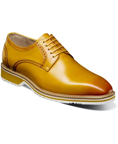 Stacy Adams Men's Barringer Plain Toe Oxford In Yellow