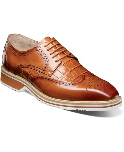 Stacy Adams Men's Beaumont Wingtip Oxford In Tan