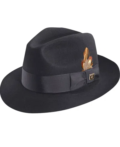 Stacy Adams Men's Cannery Row Wool Hat In Blue
