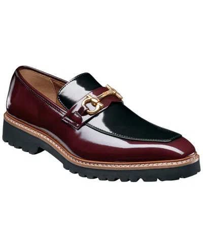 Stacy Adams Men's Carabello Moc-toe Loafers In Burgundy Multi