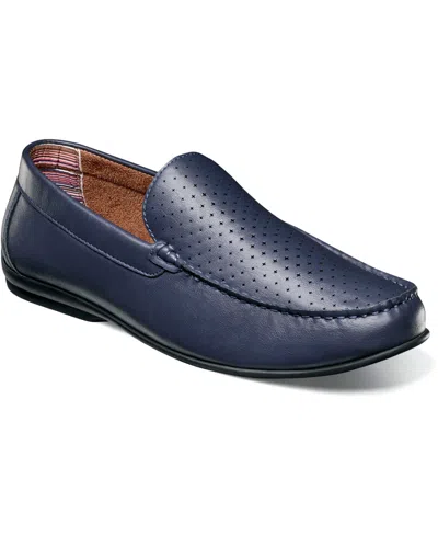 Stacy Adams Men's Conroy Perfed Slip On Shoe In Navy