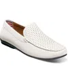Stacy Adams Men's Conroy Perfed Slip On Shoe In White