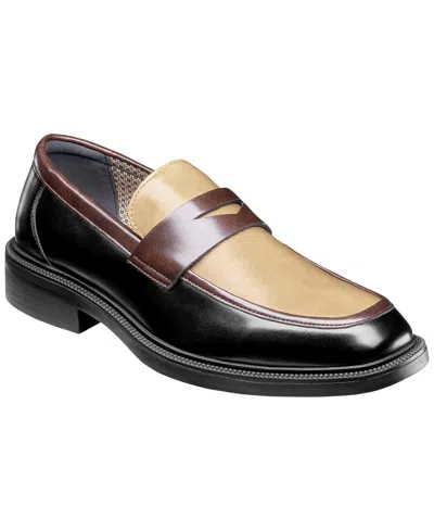 Stacy Adams Men's Everett Moc-toe Penny Loafers In Black  Brown