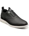 Stacy Adams Men's Everidge Plain Toe Elastic Lace Shoe In Black